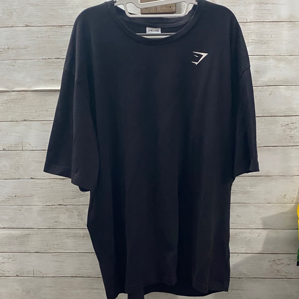 Gymshark Mens Black‎ Short Sleeve Tee